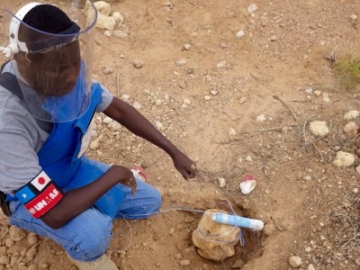 Link to HALO unearths first landmine in southern Somalia