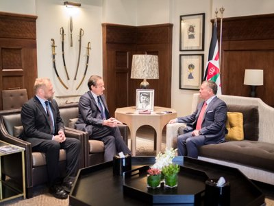 Link to HALO briefs King Abdullah II of Jordan