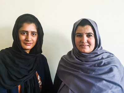 Link to Afghanistan's first female survey duo