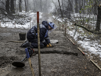 Link to Three years of war make Ukraine one of world's most mined countries