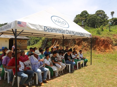 Link to HALO hands over cleared land in Antioquia, Colombia