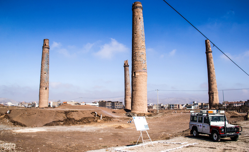 A HALO clearance project around the 15th Century Minarets of the Husain Baiqara Madrasa in Herat City