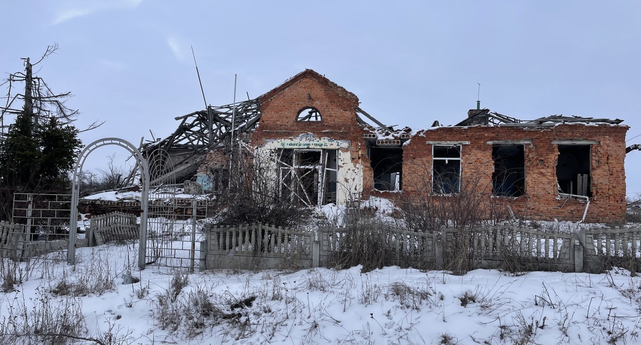 Розбита школа-садочок в Граковому