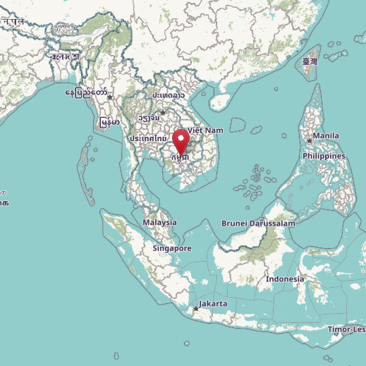Map of Cambodia