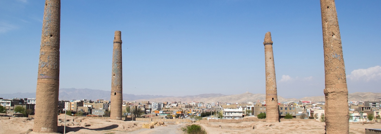 Musallah Minarets complex in Herat after  HALO teams cleared the mines